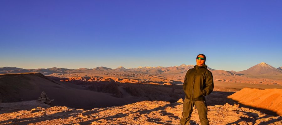 Thiago no Vale da Morte, Deserto do Atacama