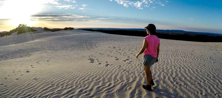 Dunas do Big Drift em Wilsons Prom, Austrália