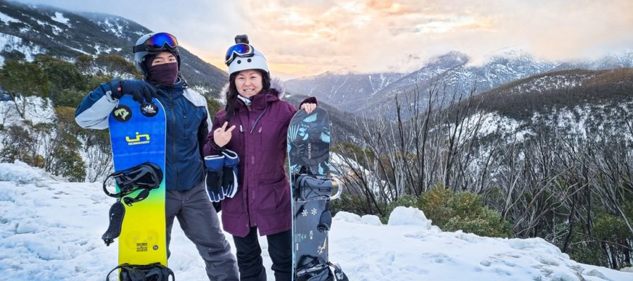 Como é esquiar em Falls Creek